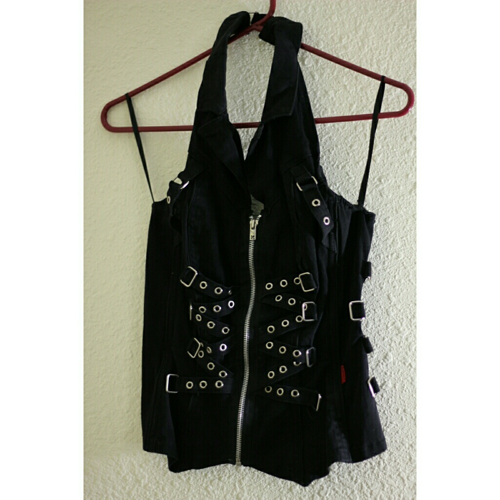 Tripp NYC zip up corset top
